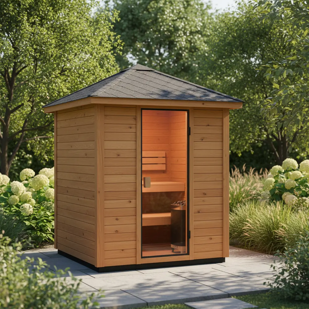 Kiki Core 40mm Thermowood Outdoor Cabin Sauna