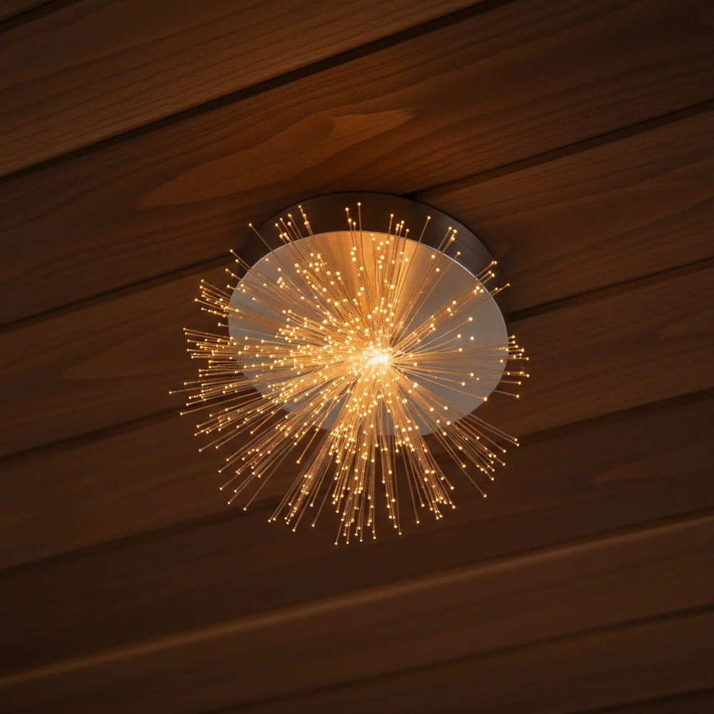 16W Warm White Fibre-Optic Sauna Lighting Kit