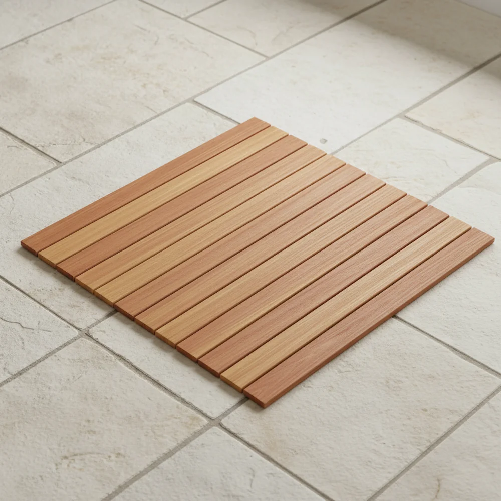 100% Western Red Cedar Slatted Floor Mat