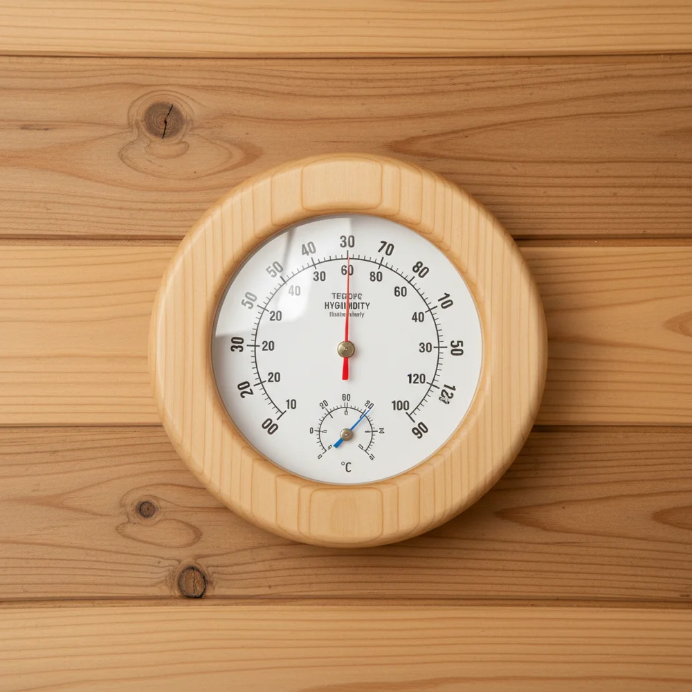 Sauna Thermometer & Hygrometer Set
